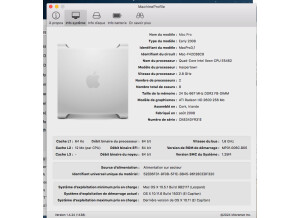 Apple Mac Pro 3,1 (2008)  8 cores (34179)