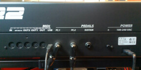 GSi dmc 122 double clavier de contrôle midi avec orgue virtuel VB3 Crumar integre.