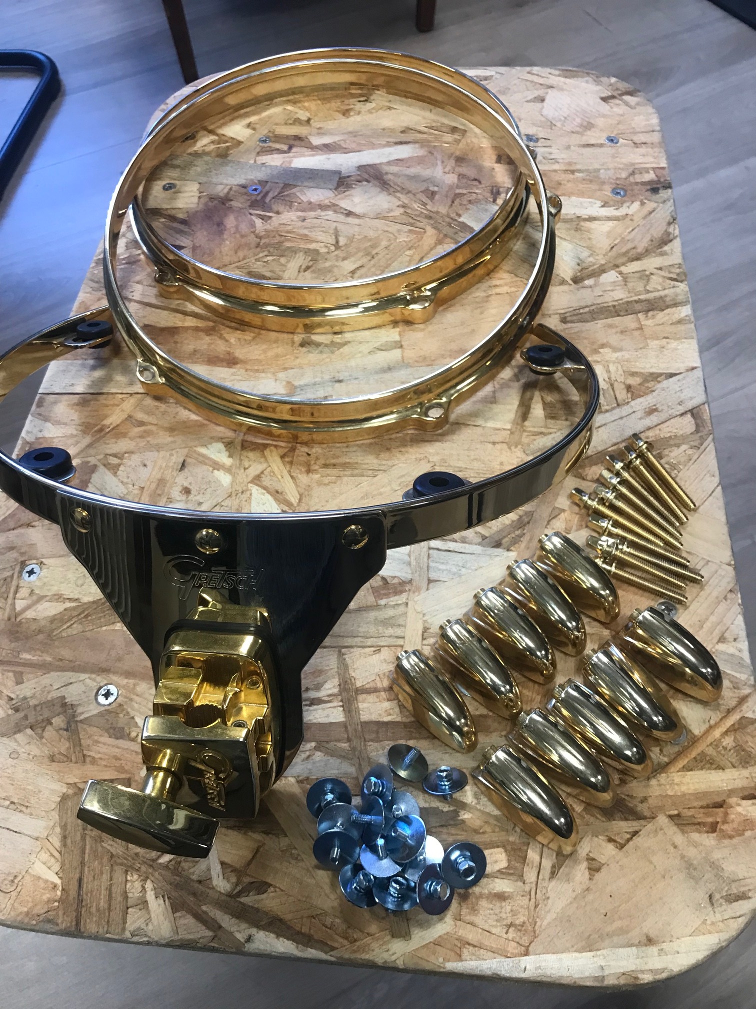 Gretsch cercles moulés G5484 10" / 5 TIRANTS 2010 