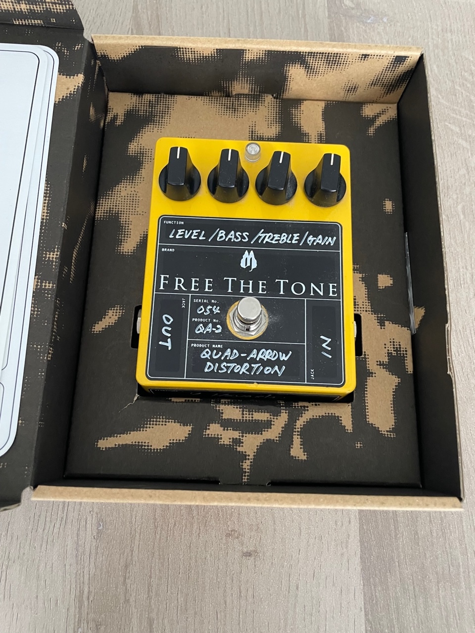 Quad-Arrow Distortion QA-2 Free The Tone - Audiofanzine