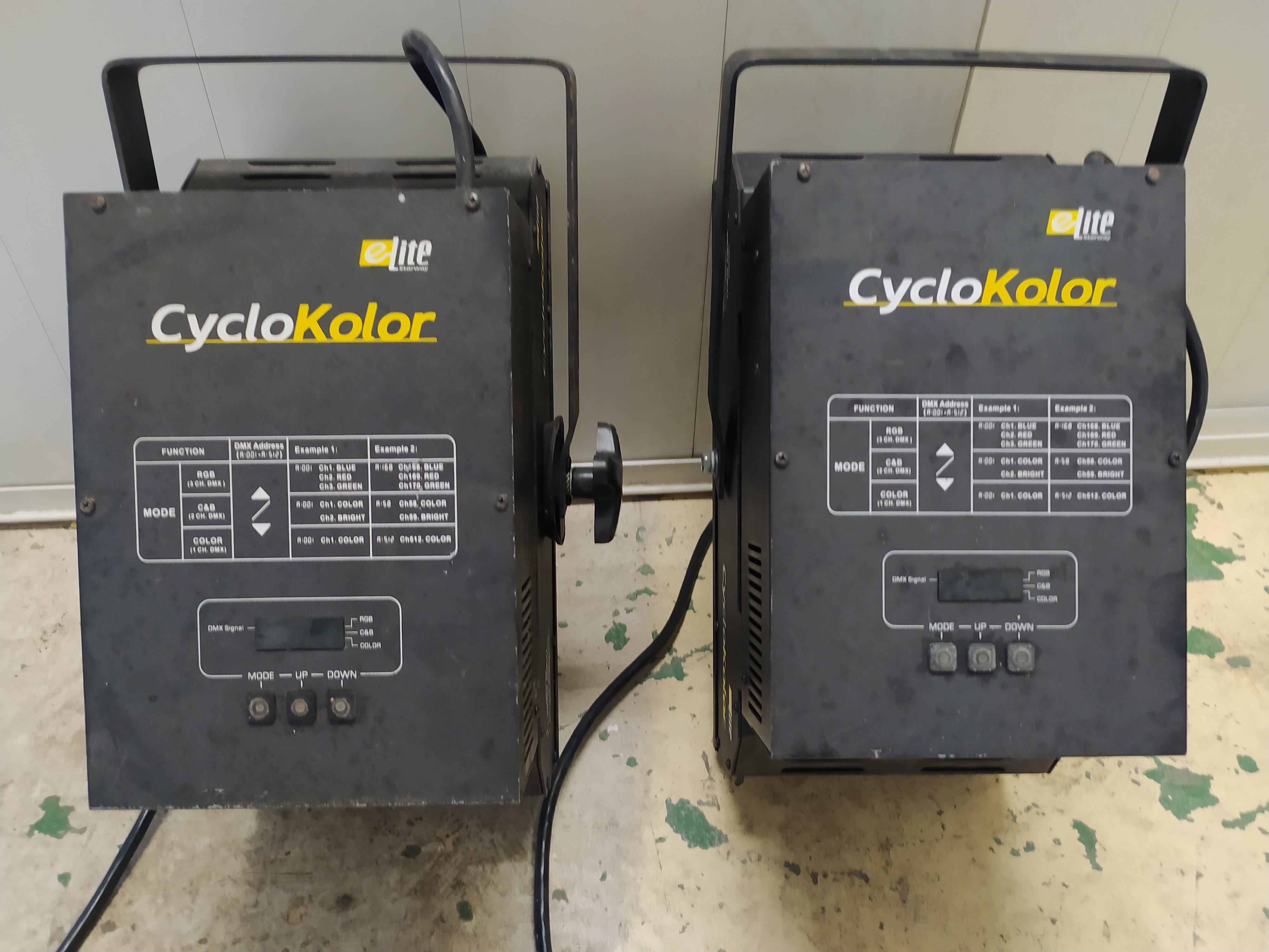 2 Changeurs de couleur ELITE Cyclocolor