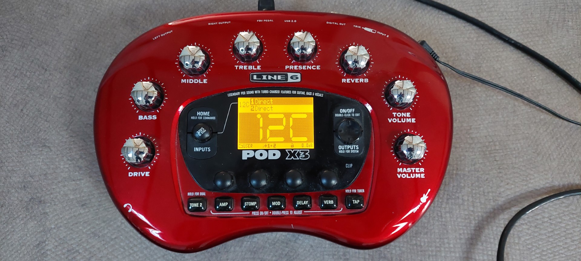 Simulateur d'ampli Line 6 POD X3