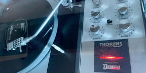 Rare platine Thorens / Diédrichs TD 150 amplifiée à lampes