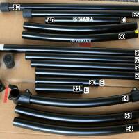 Tubes et T-clamps pour rack de batterie éléctronique ROLAND ET YAMAHA