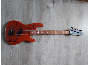 Luna Guitars Tattoo Electric Short Scale Bass Mahogany (65189)