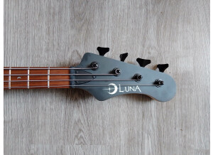 Luna Guitars Tattoo Electric Short Scale Bass Mahogany
