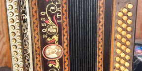 Très rare accordéon de 1915 GALLO ROSSO & C. VERCELLI, Italia