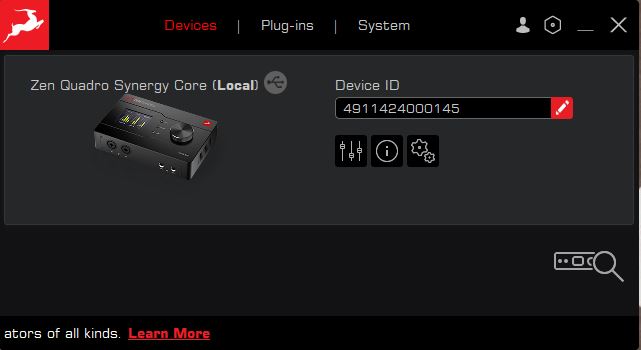 Antelope Zen Quadro Synergy Core Laucher1