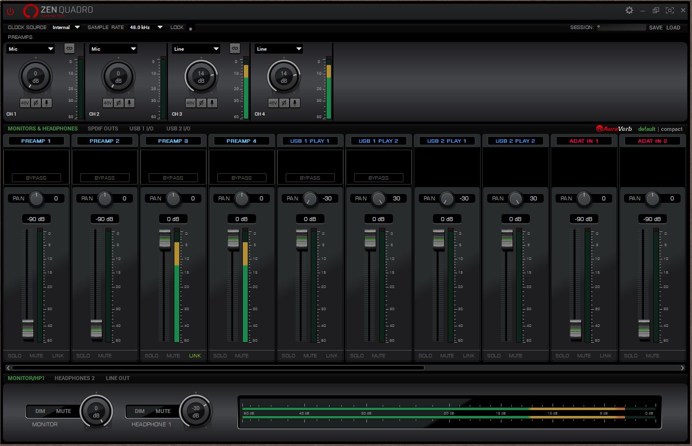 Antelope Zen Quadro Synergy Core Mixer 2
