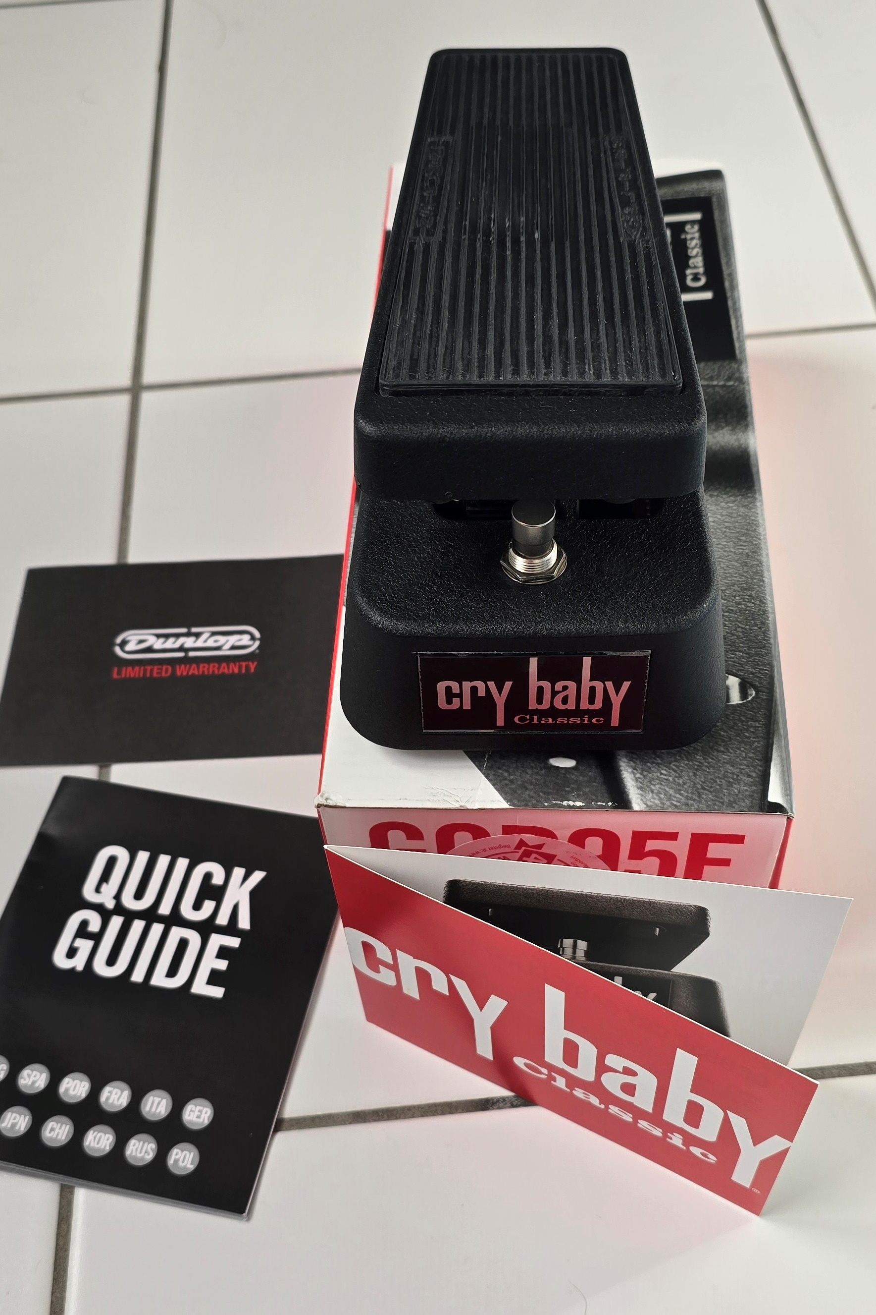 Vends Pédale Dunlop GCB95F Cry Baby Classic