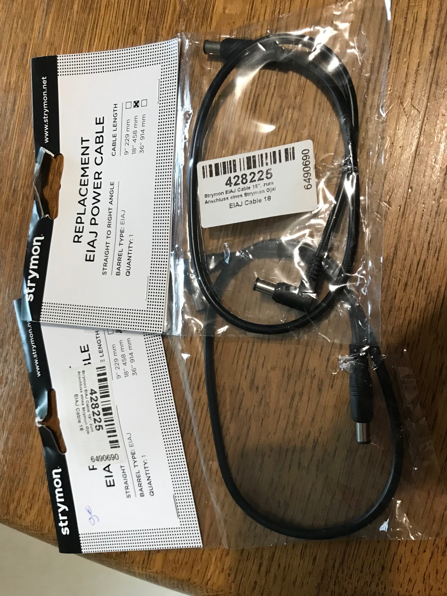 Câble de connexion Strymon EIAJ Cable 18" et 36"