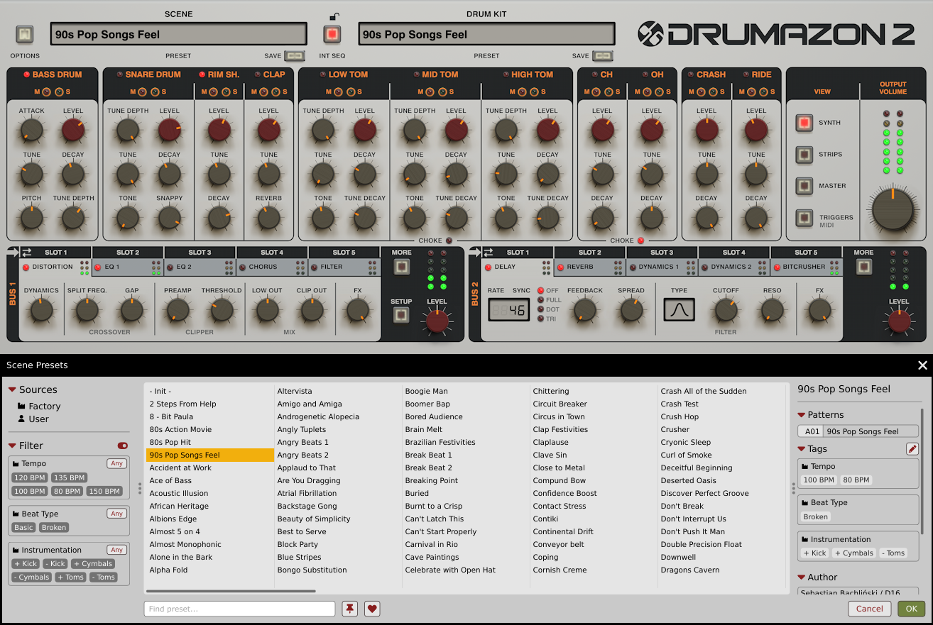 D16-Drumazon2-ScenePresets