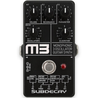 M3 3 oscillator monophonic guitar synthesizer M3 3 oscillator monophonic guitar synthesizer