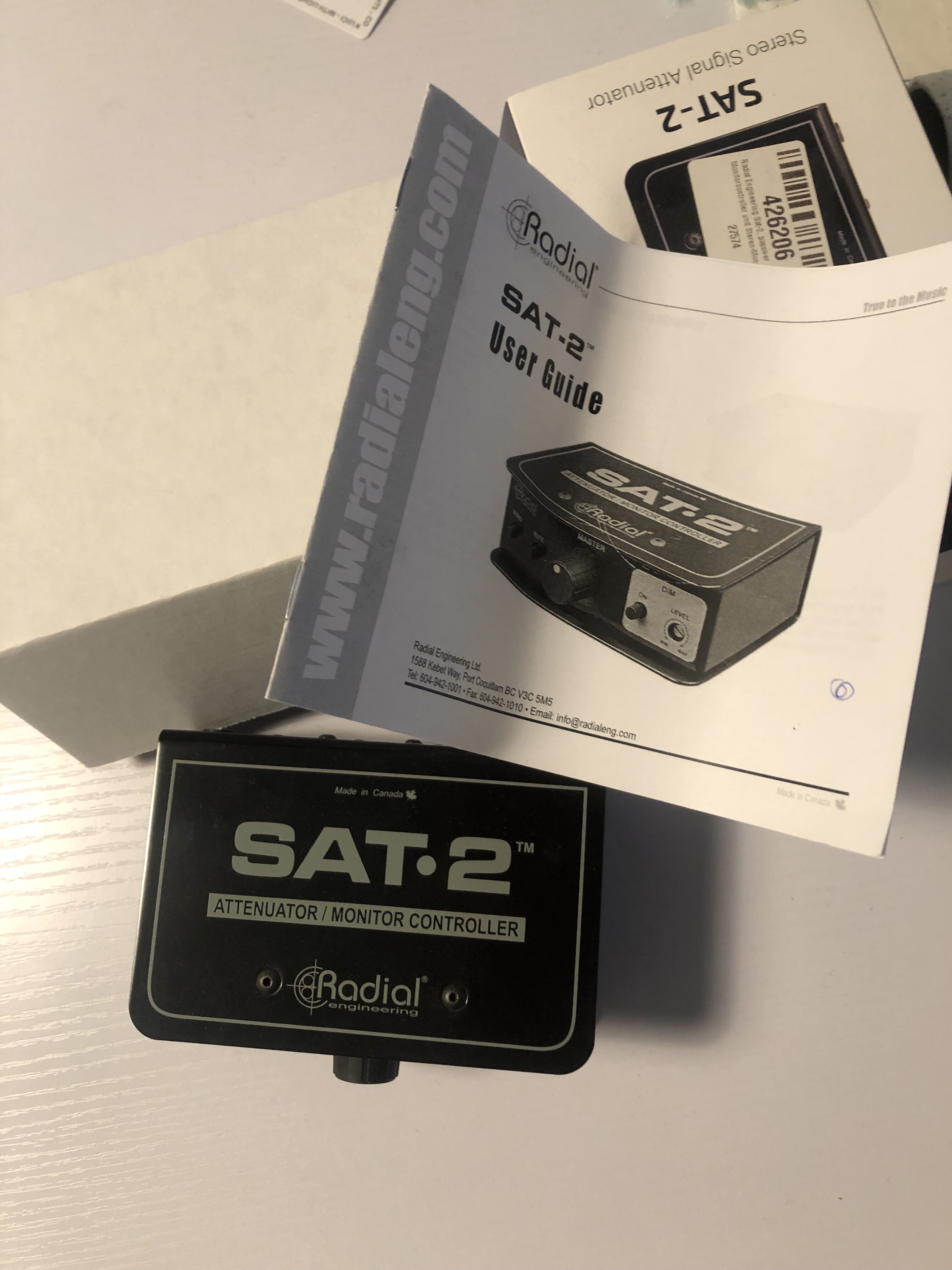 VENDS RADIAL ENGINERRING SAT-2