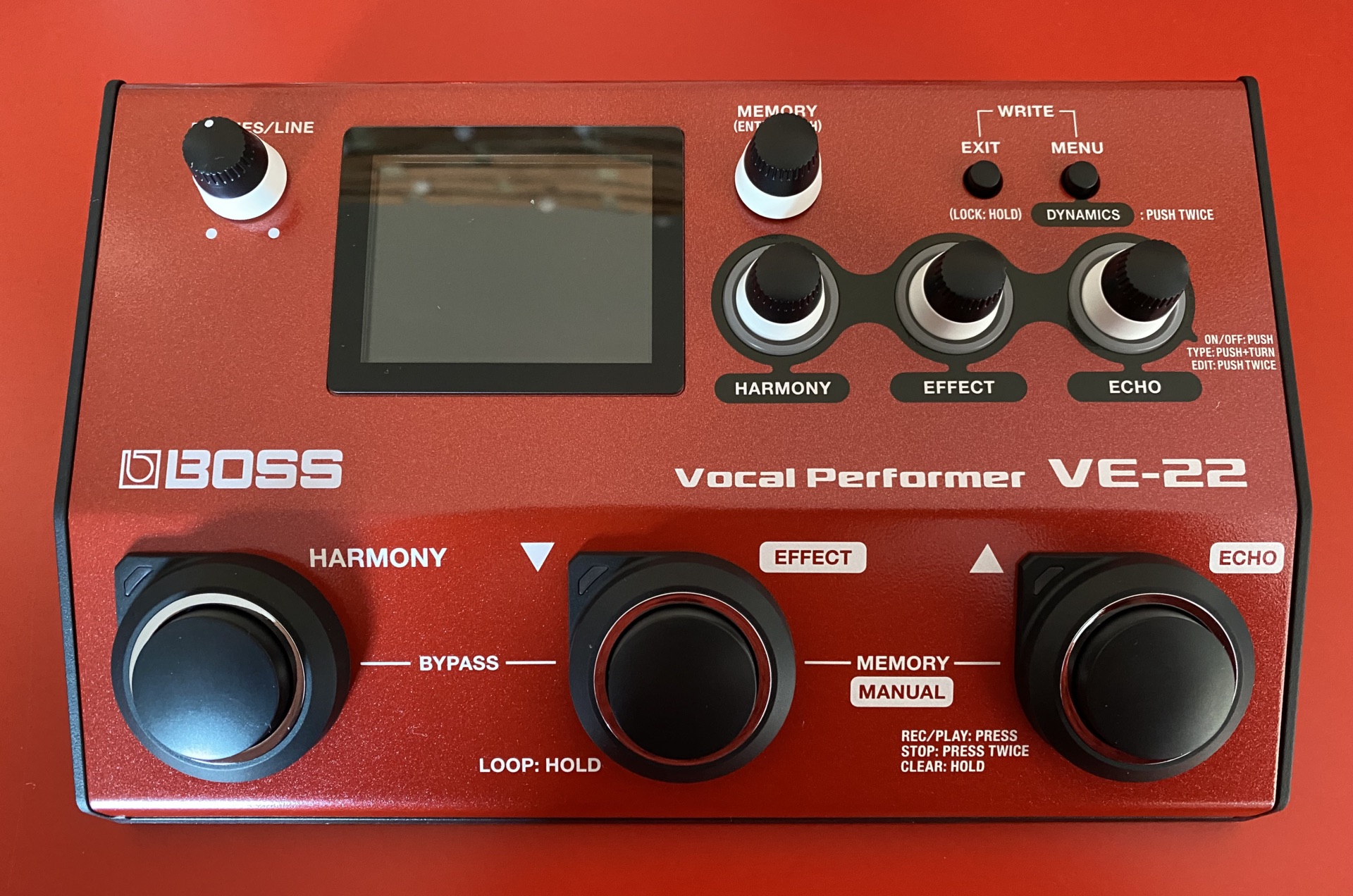 Boss VE-22 Vocal Performer : VE-22 Up