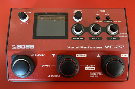 Boss VE-22 Vocal Performer : VE-22 Up Boss VE-22 Vocal Performer : VE-22 Up