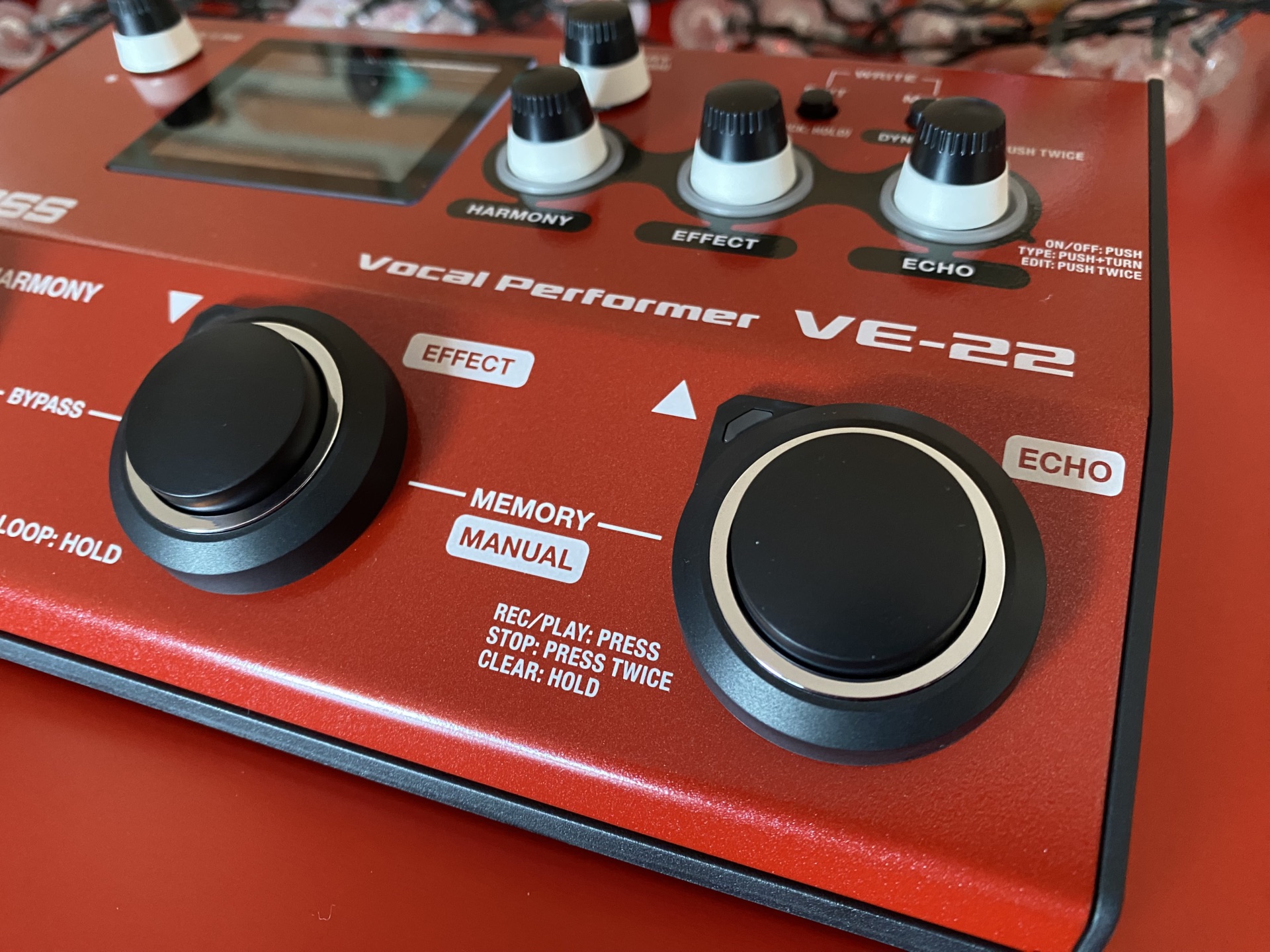 Boss VE-22 Vocal Performer : VE-22 Slant Right