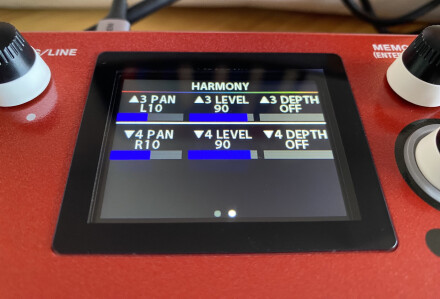 Boss VE-22 Vocal Performer : VE-22 Display Harmony 3 Boss VE-22 Vocal Performer : VE-22 Display Harmony 3