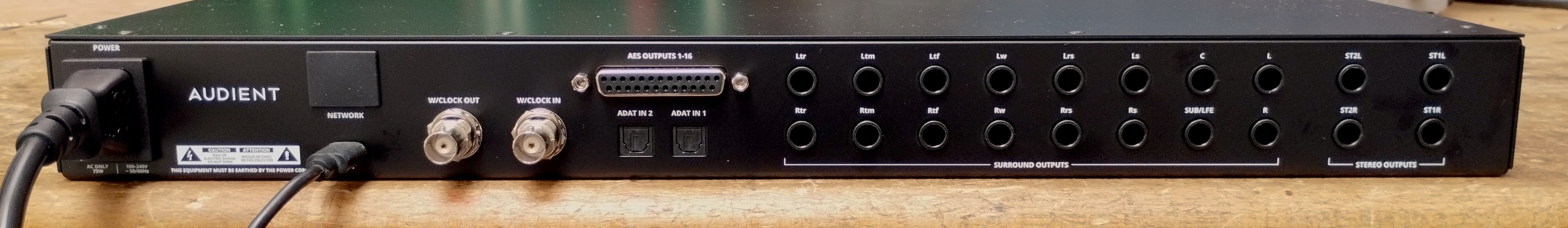 Audient Oria arrière