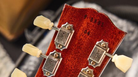 Jason Isbell Red Eye Headstock Rear Jason Isbell Red Eye Headstock Rear