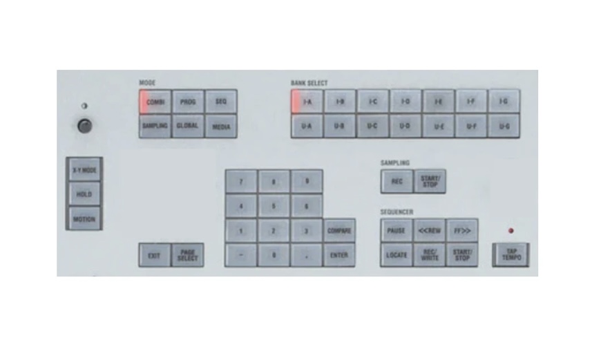 Korg M3 boutons sérigraphies de remplacement.