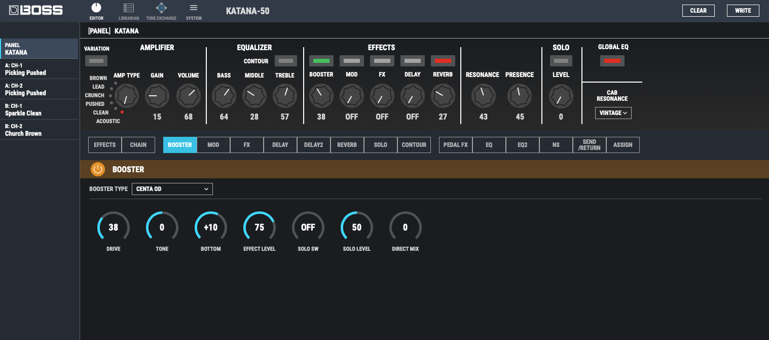 Boss Katana-50 Gen 3 : BTS5