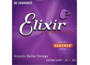 Elixir Strings Nanoweb Acoustic 16027 11-52 Custom Light (86320)