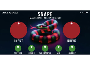 Snape Mastering Tape Saturator