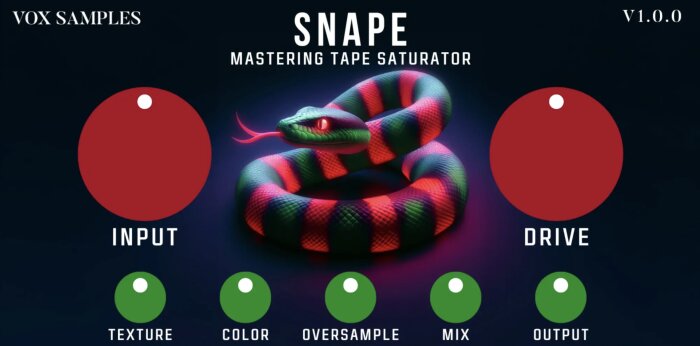 Snape Mastering Tape Saturator Snape Mastering Tape Saturator