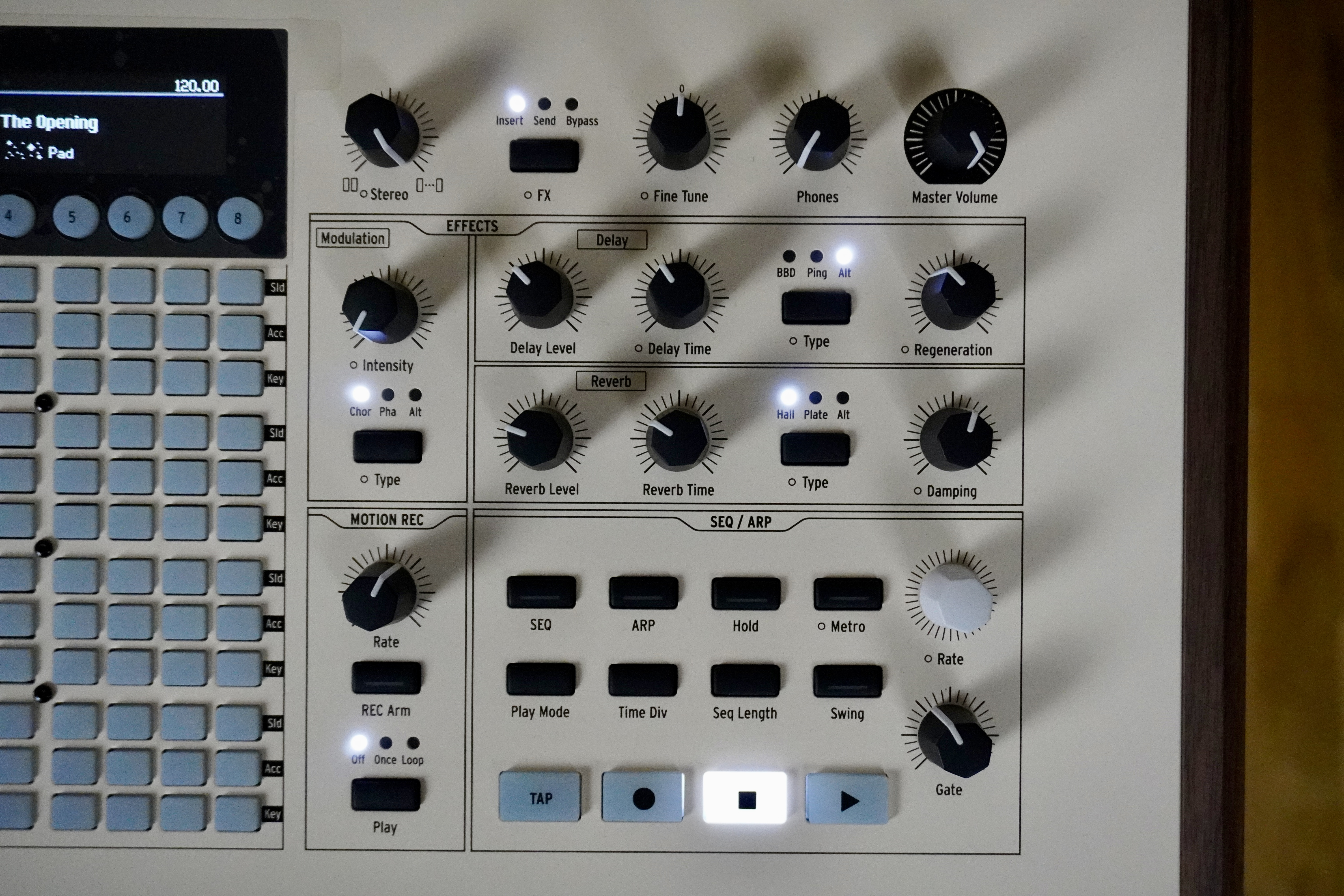 PolyBrute-12 2tof 16 FX Sequencer