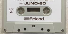 Roland Juno 60   **  Patch d'usine d'origine et données de programme- Cassette originale Roland