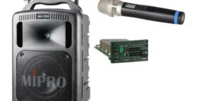 Enceinte sans fil sur batterie professionnelle Mipro MA 708,   ultra polyvalentes