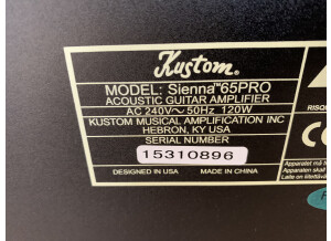 Kustom Sienna 65 Pro (86632)