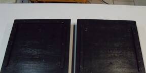 lot de 2 plateaux  pour pieds d'enceintes