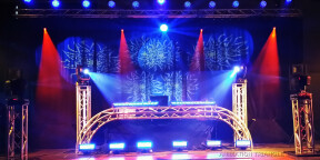 lot de 2 lyres 575 HMI avec fly case.