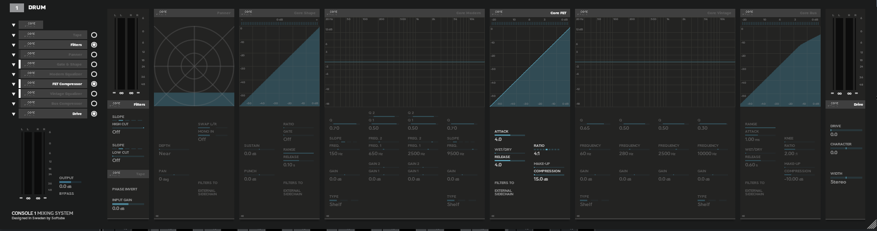 default channel strip