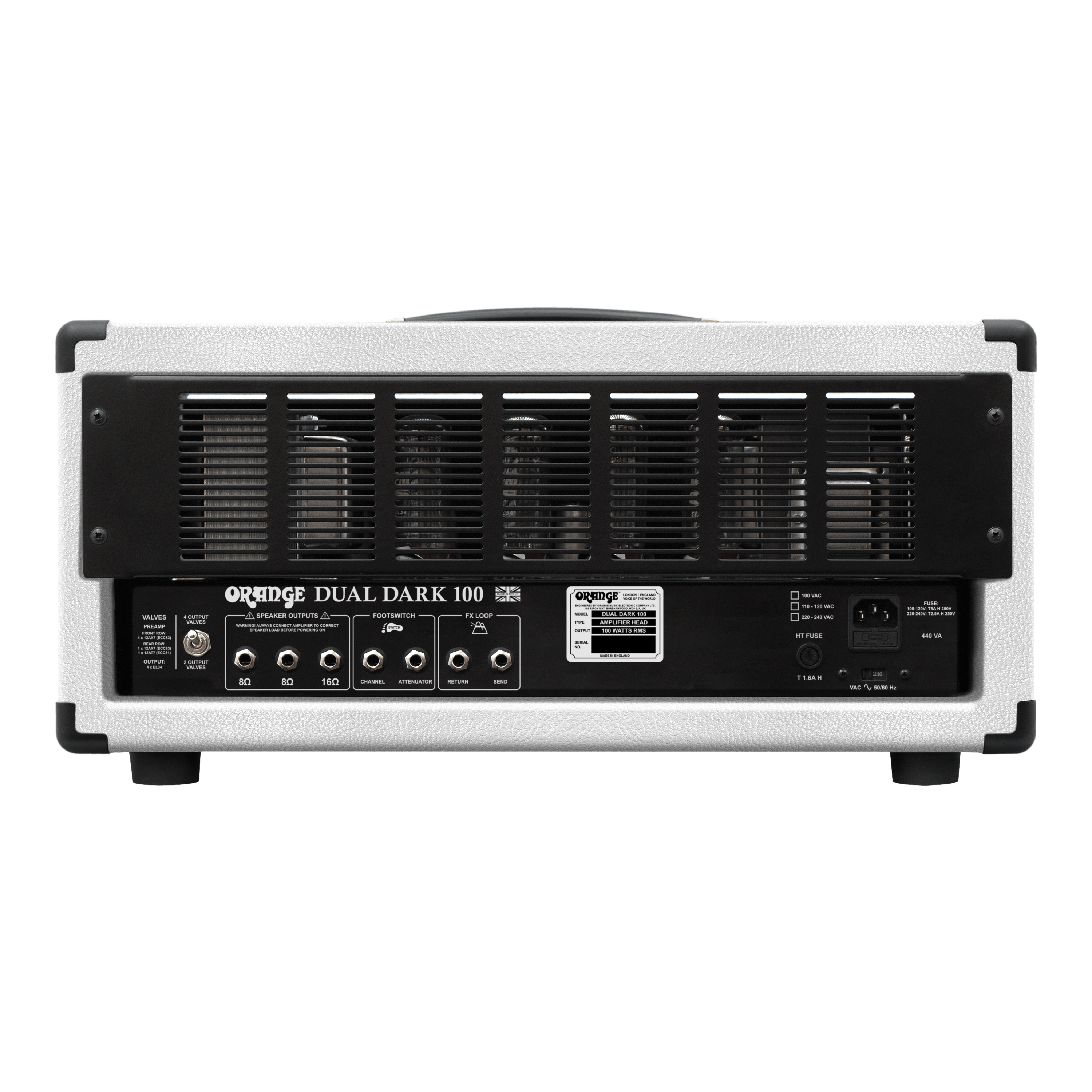 Dual Dark 100 WHITEREAR