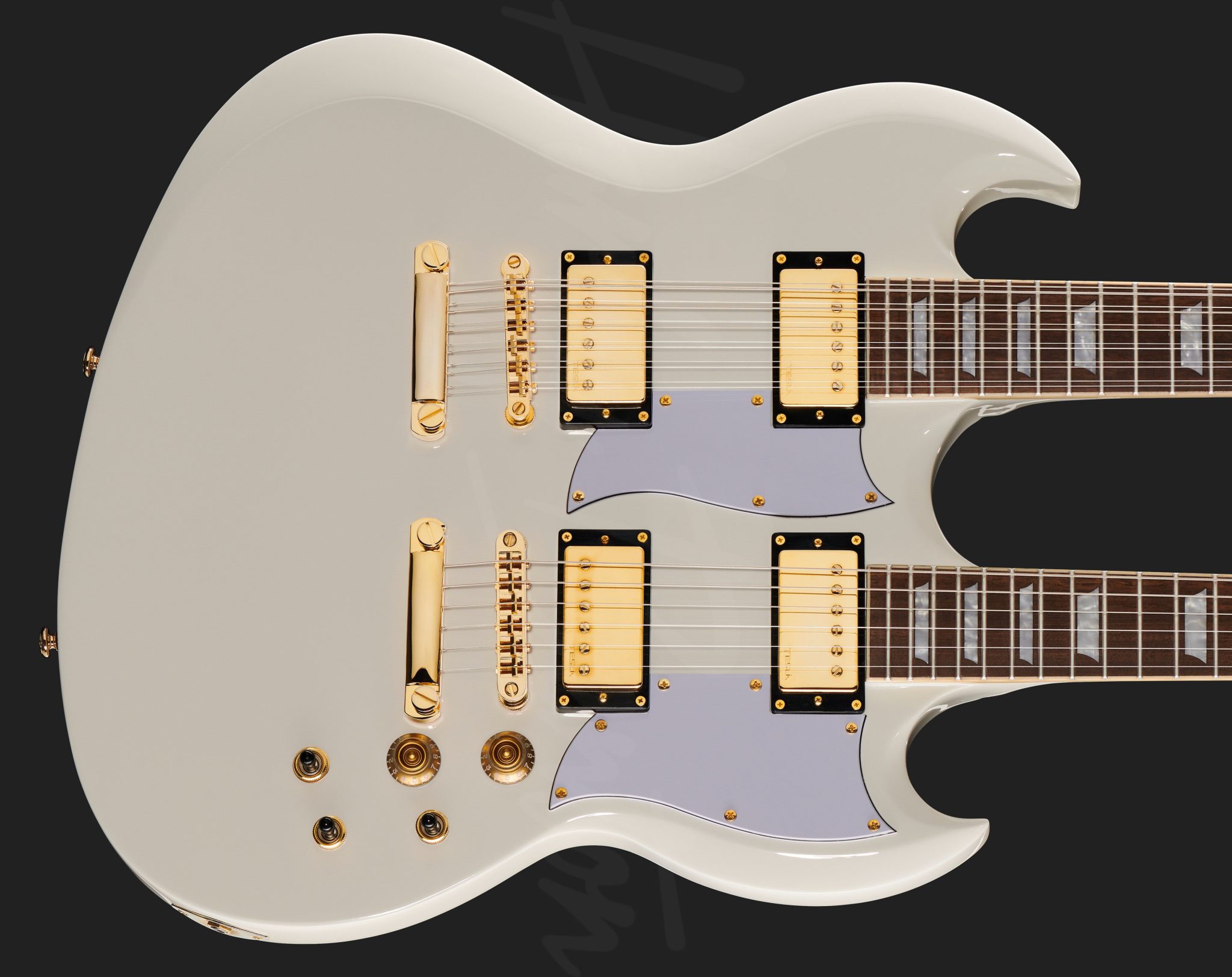 Harley Benton DC-Custom II 612 : DC-Custom II 612WHITE
