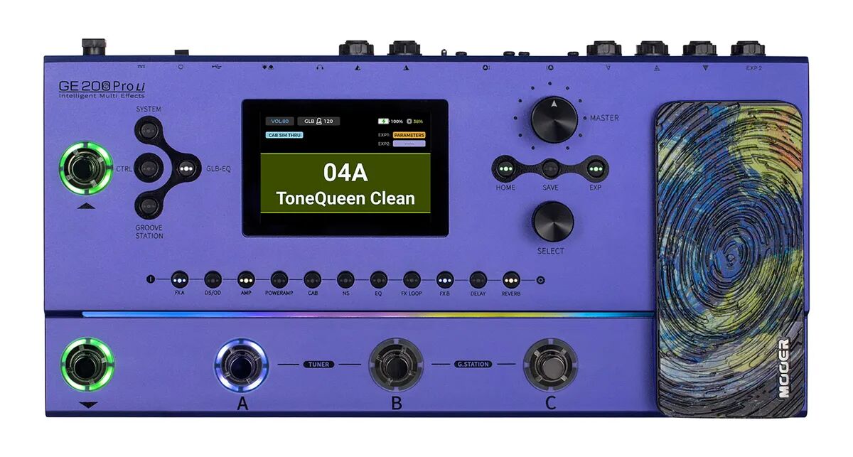 Mooer GE200 Pro Li : GE200 Pro Li