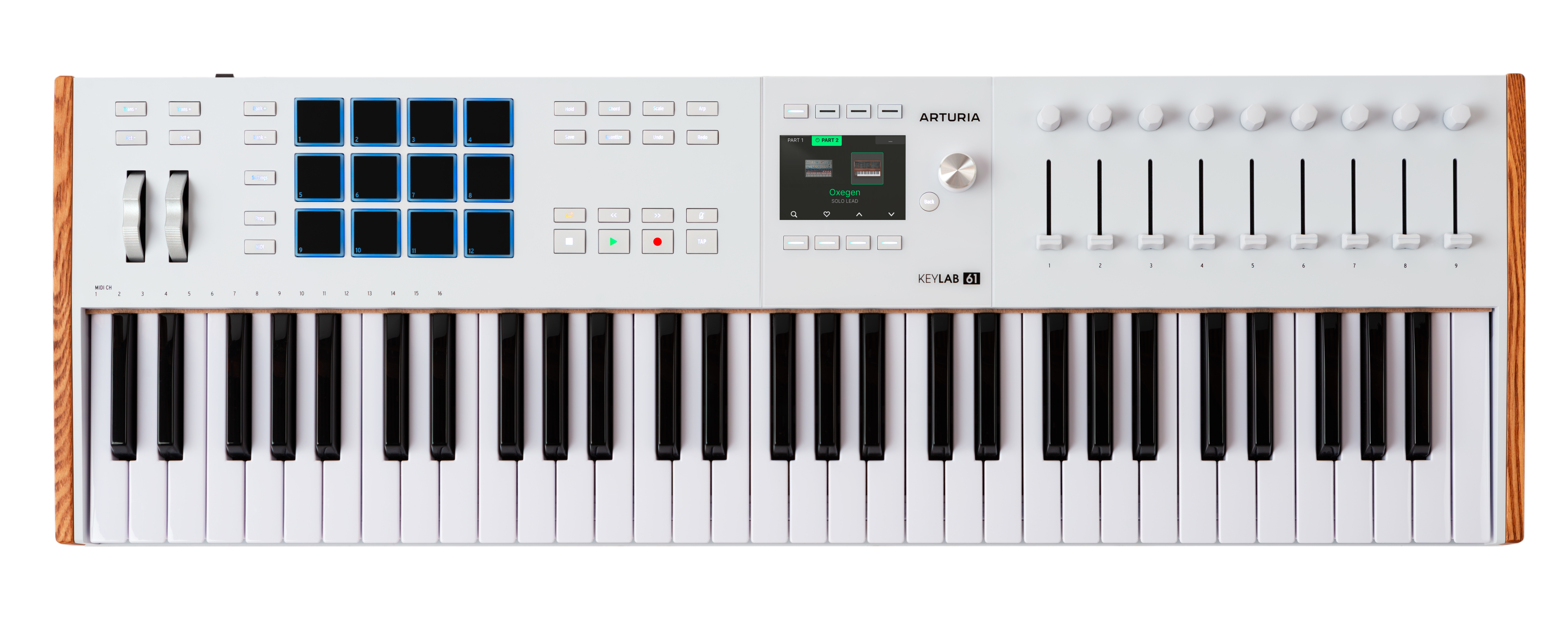 KEYLAB 61 WHITE TOP