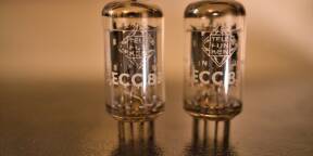 Telefunken ecc83 12ax7 ribbed plate