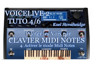 Voicelive 2 Tuto 4 Piloter les Voix par Clavier Midi NOTES 4. Activer le mode Midi Notes Vignette