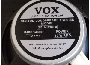 Vox Custom Loudspeaker Series GSH-1230-8