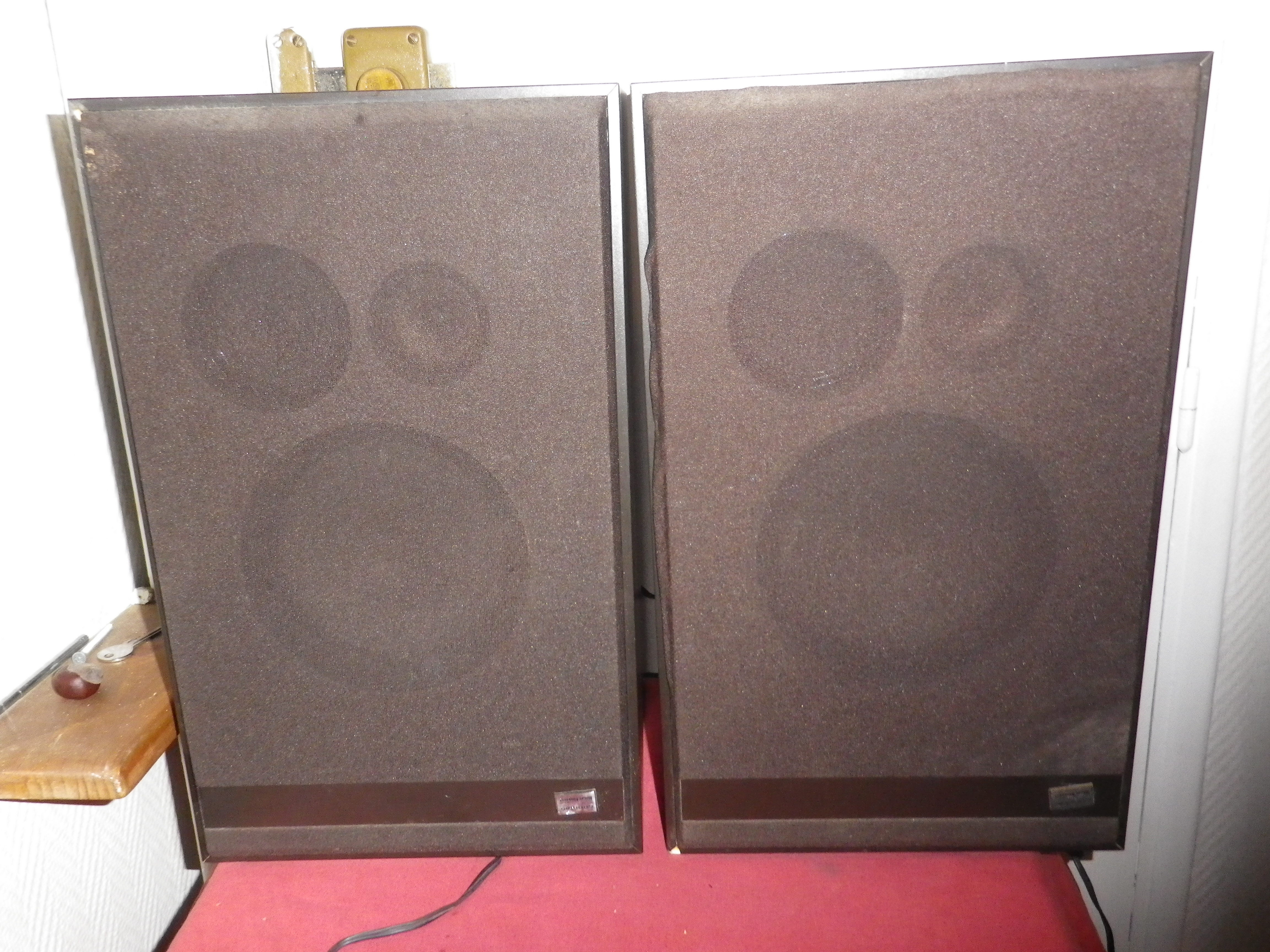 Enceintes vintage 3 voies Grundig BOX RB 500