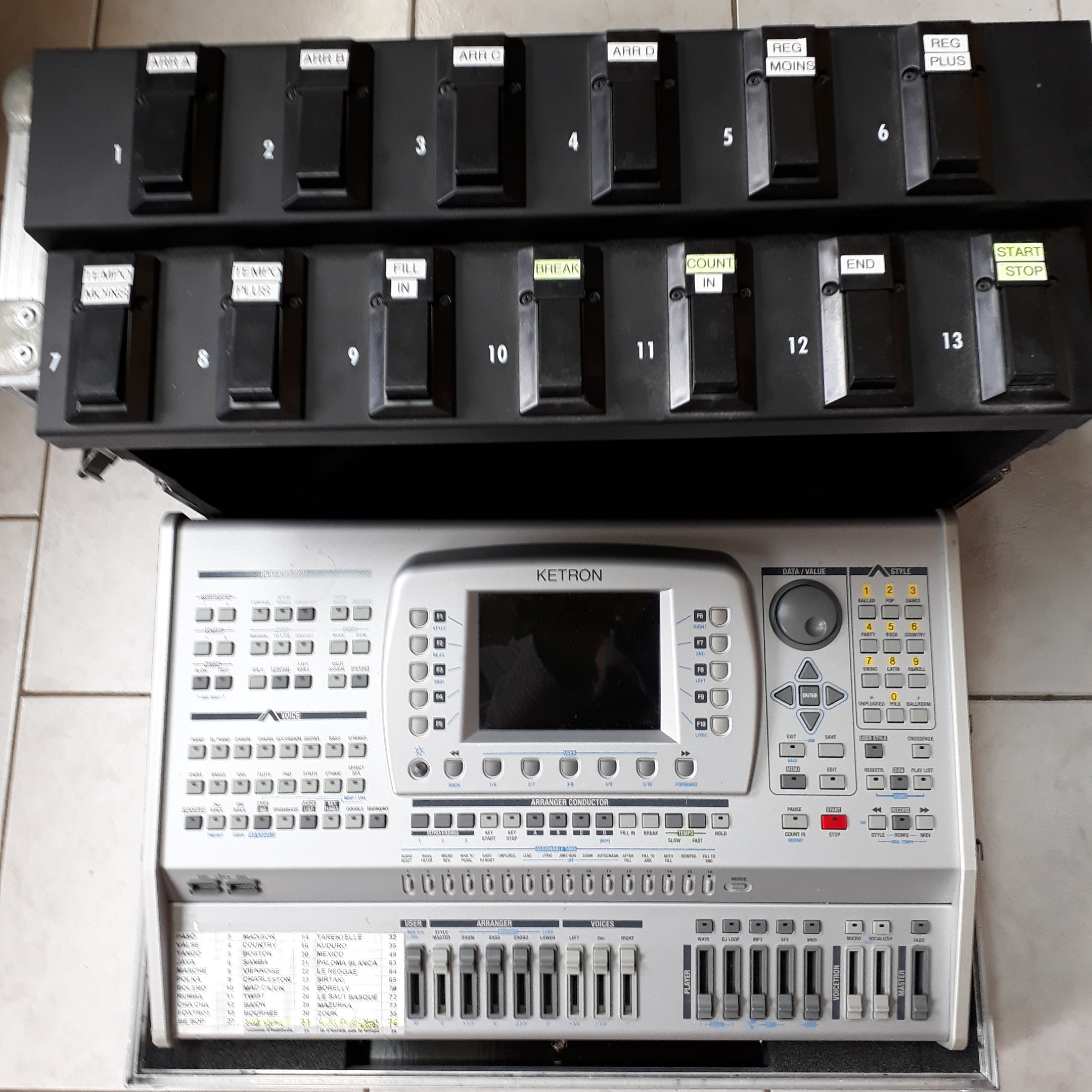 Vends KETRON AUDYA 4 + Pelalier FS 13 