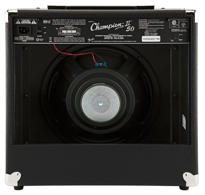 Fender Champion II 50 : Champion II 50REAR