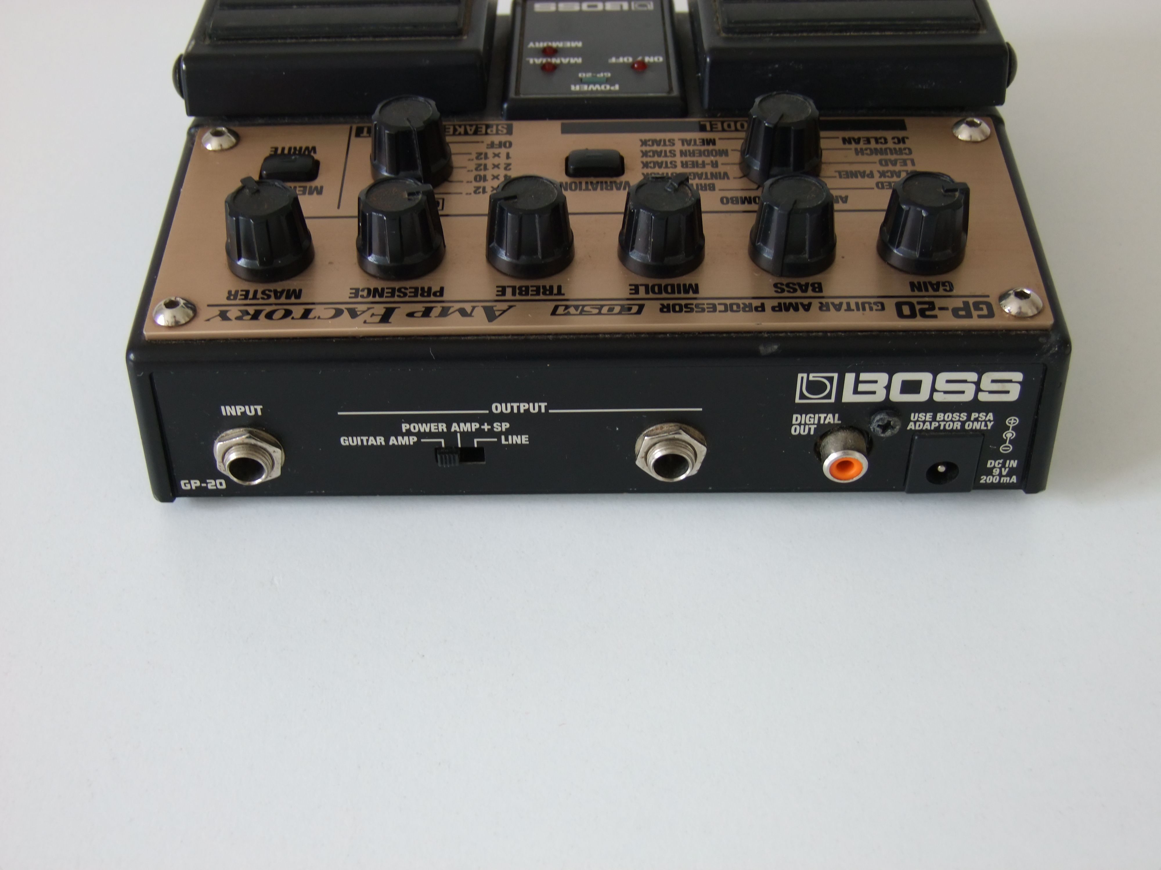 GP-20 Amp Factory - Boss GP-20 Amp Factory - Audiofanzine
