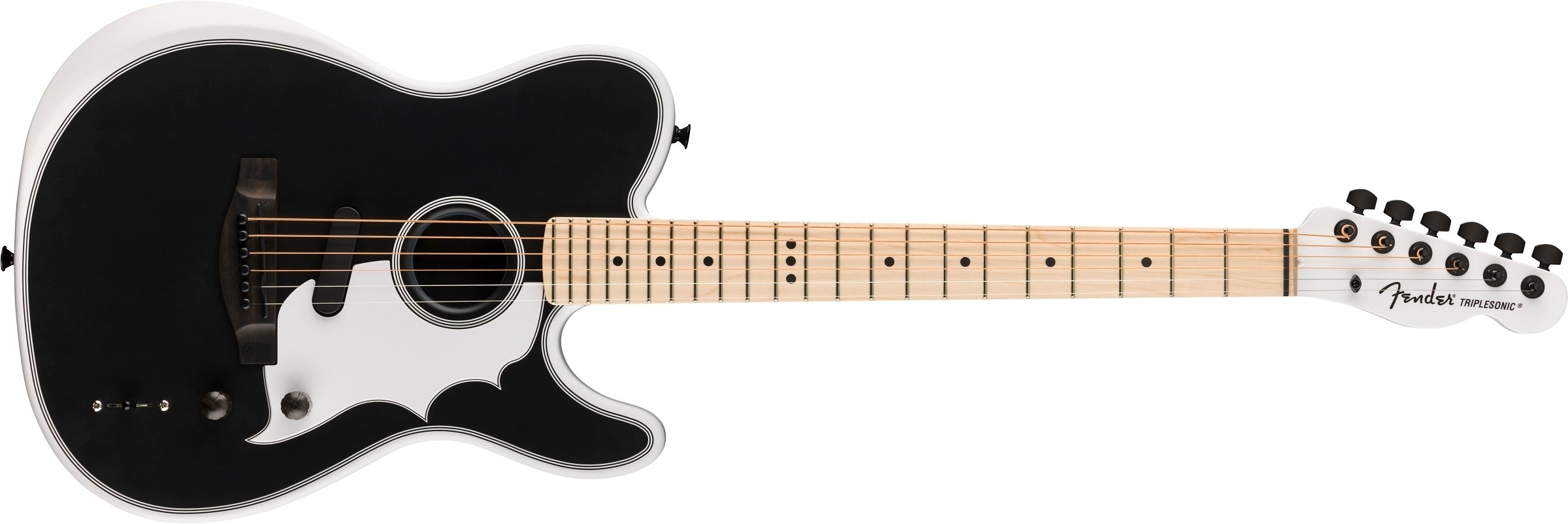 Fender Acoustasonic Telecaster Triplesonic Jack White : Acoustasonic Telecaster Triplesonic Jack White