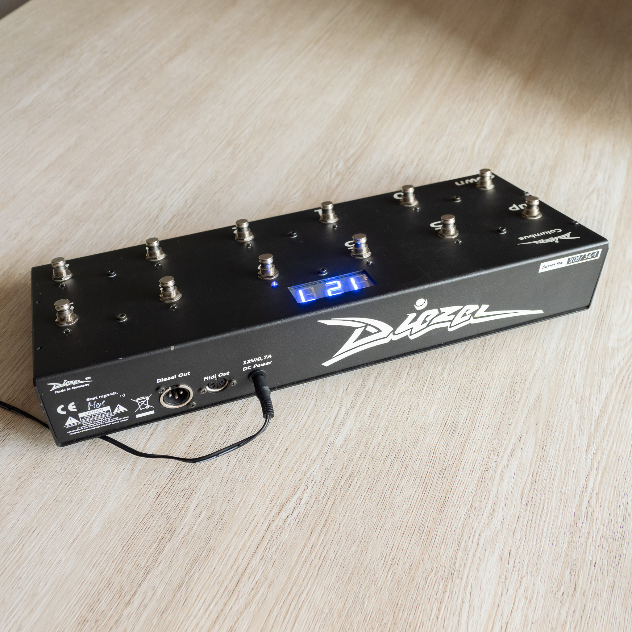 Vends Diezel Columbus : pédalier contrôleur MIDI