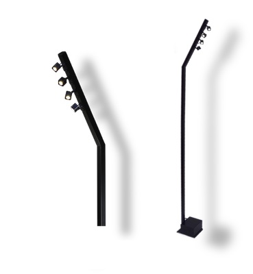 mat INNLED TECHNOPAR 2 noir en fly de 4